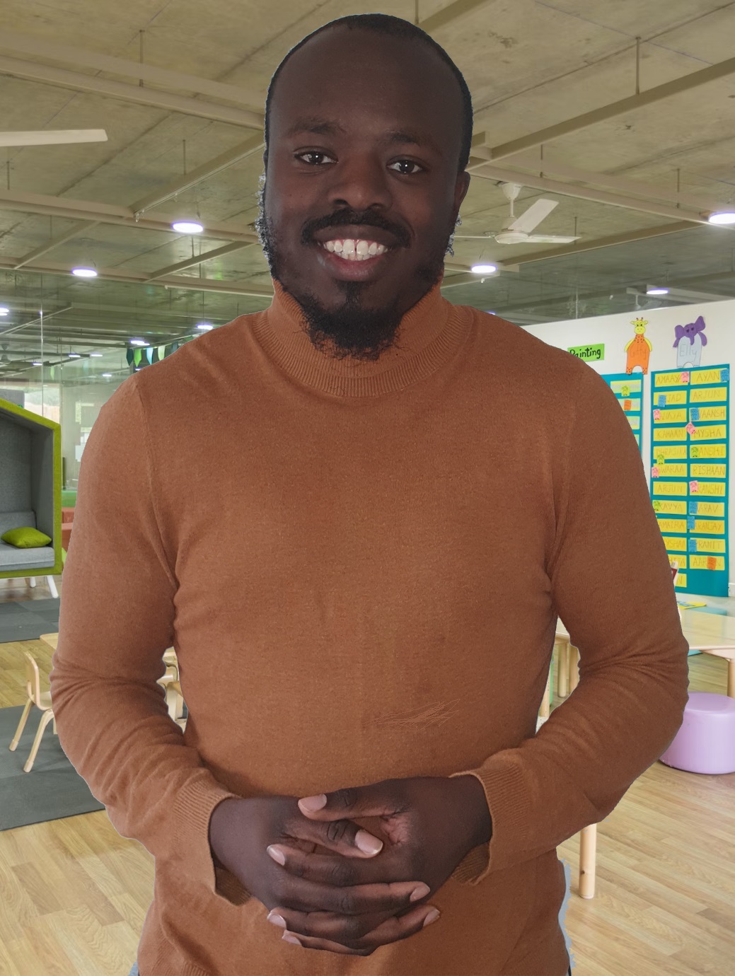 Curtly Ania providing nursery business mentorship