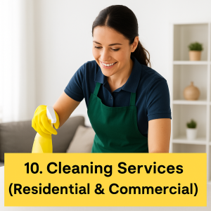 The Best Business to Start in UK - Cleaning Services (Residential & Commercial)